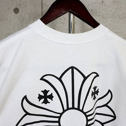 CHROME HEARTS Old Vintage CH Plus LA T-Shirt White Size M
