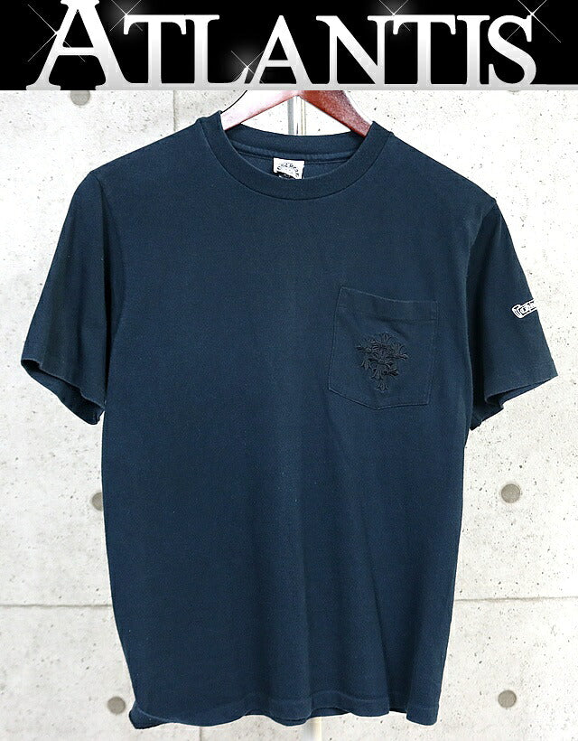 CHROME HEARTS Old Vintage Cemetery T-Shirt Black Size S