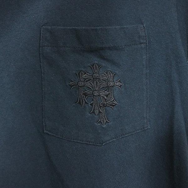 CHROME HEARTS Old Vintage Cemetery T-Shirt Black Size S