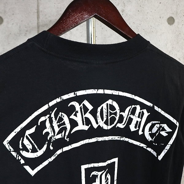 CHROME HEARTS Old Vintage T-Bar Star T-Shirt Black Size S