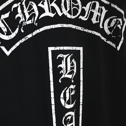 CHROME HEARTS Old Vintage T-Bar Star T-Shirt Black Size S