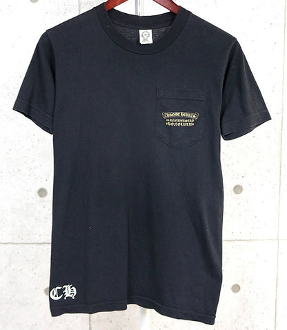 CHROME HEARTS Old Vintage Honolulu T-Shirt Black/Gold Size S