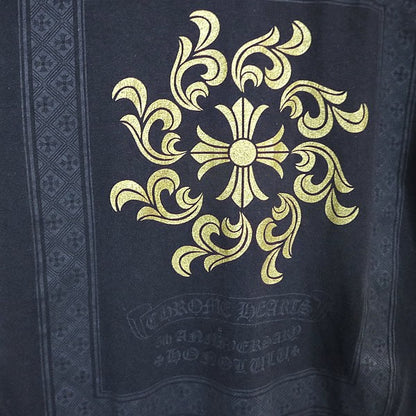 CHROME HEARTS Old Vintage Honolulu T-Shirt Black/Gold Size S