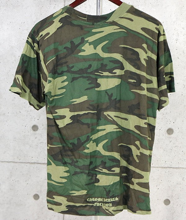 CHROME HEARTS Old CH Cross Pocket Camo T-Shirt Size M