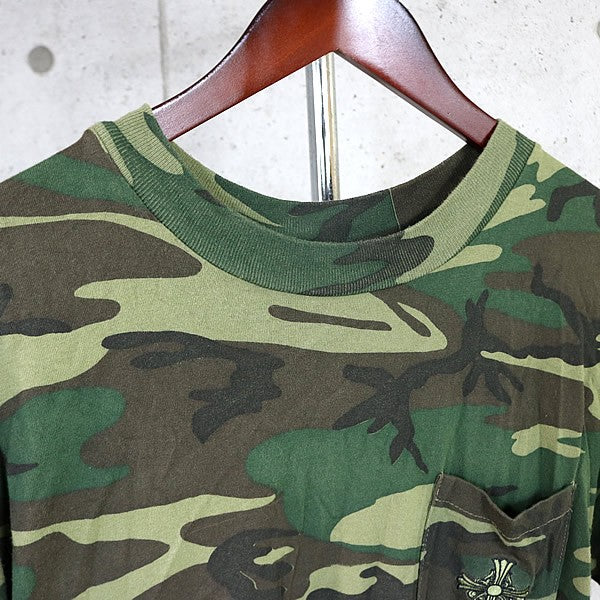 CHROME HEARTS Old CH Cross Pocket Camo T-Shirt Size M