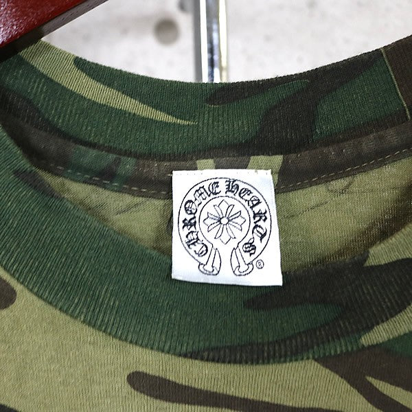 CHROME HEARTS Old CH Cross Pocket Camo T-Shirt Size M
