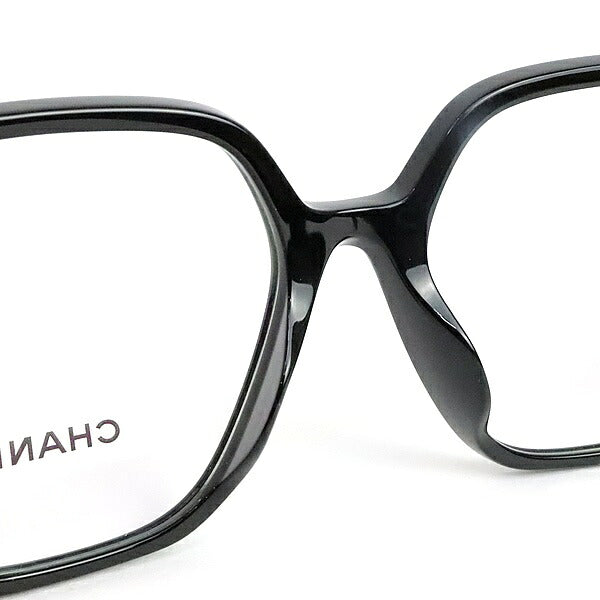 CHANEL CC Mark Heart Square Eyewear Black Gold Size ONE SIZE
