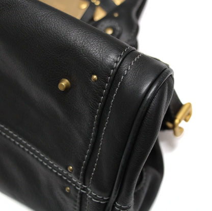 Chloe Paddington Leather Handbag Black Size ONE SIZE