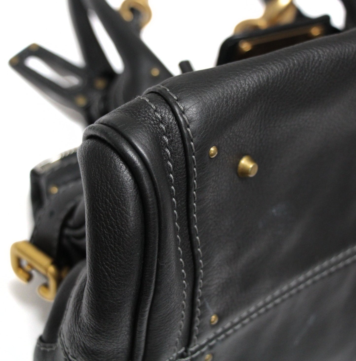 Chloe Paddington Leather Handbag Black Size ONE SIZE