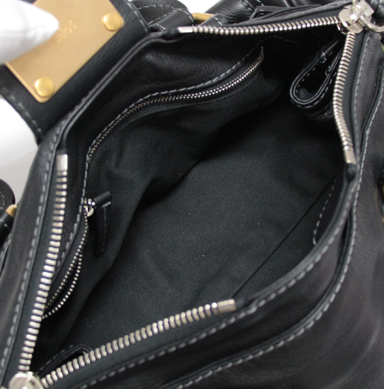 Chloe Paddington Leather Handbag Black Size ONE SIZE