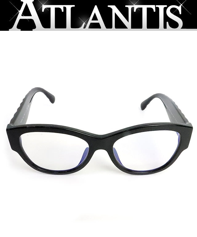 ONS CHANEL Mini CC Mark Eyewear Black White Size 54