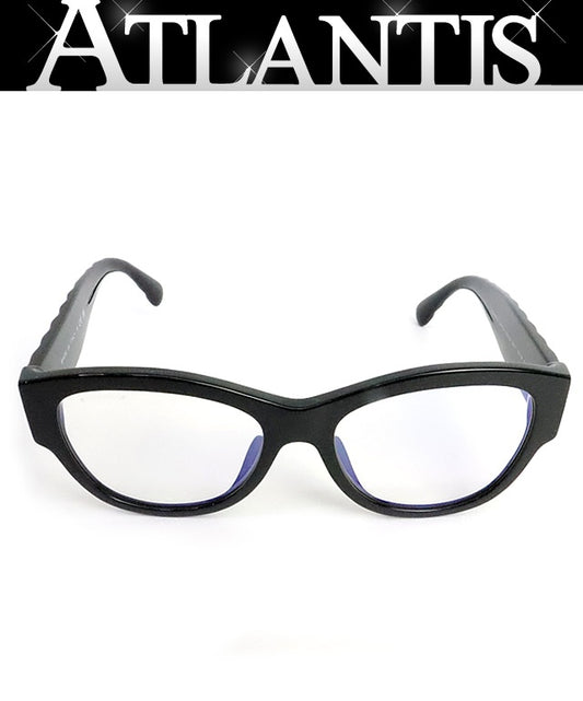 ONS CHANEL Mini CC Mark Eyewear Black White Size 54
