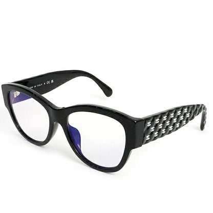 ONS CHANEL Mini CC Mark Eyewear Black White Size 54
