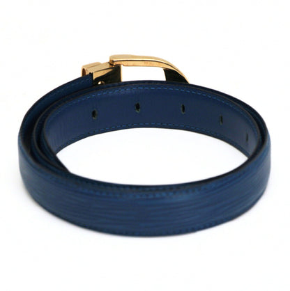 LOUIS VUITTON Ceinture Classic Epi Blue Belt Size ONE SIZE