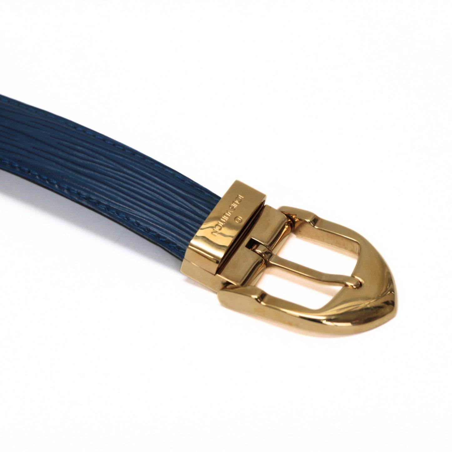 LOUIS VUITTON Ceinture Classic Epi Blue Belt Size ONE SIZE