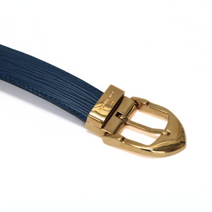 LOUIS VUITTON Ceinture Classic Epi Blue Belt Size ONE SIZE