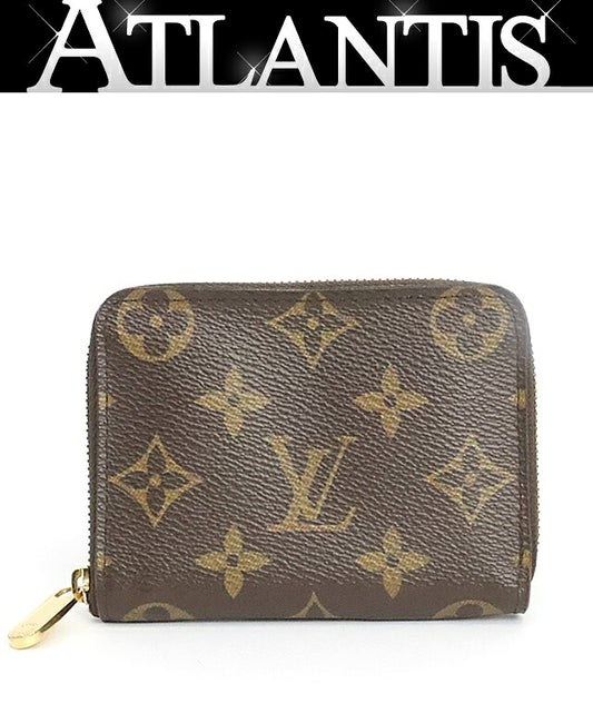 Louis Vuitton Monogram Zippy Coin Purse Wallet Size ONE SIZE