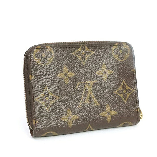 Louis Vuitton Monogram Zippy Coin Purse Wallet Size ONE SIZE