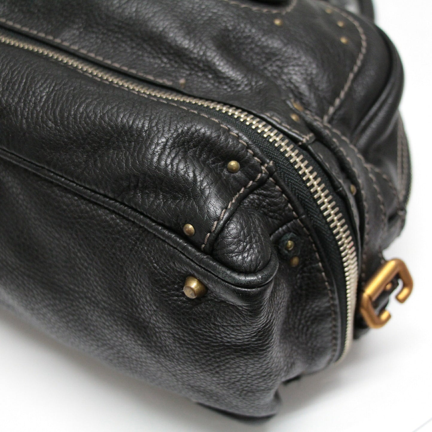 Chloe Paddington Large Leather Handbag Black Size ONE SIZE