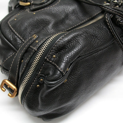 Chloe Paddington Large Leather Handbag Black Size ONE SIZE
