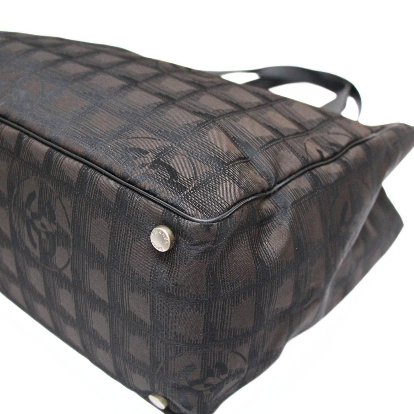 CHANEL New Travel Line MM Nylon Bag Black Size ONE SIZE