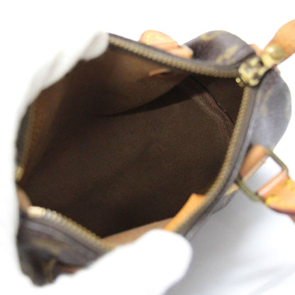 Louis Vuitton Monogram Mini Handbag Brown Size ONE SIZE