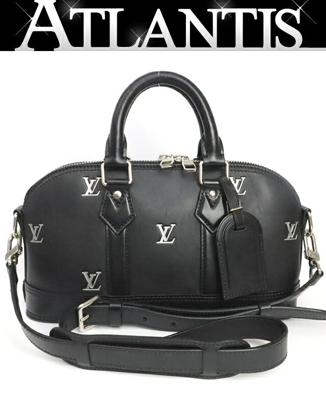 Louis Vuitton Alma EW LV Blason Bag Black Size ONE SIZE