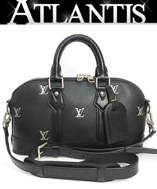 Louis Vuitton Alma EW LV Blason Bag Black