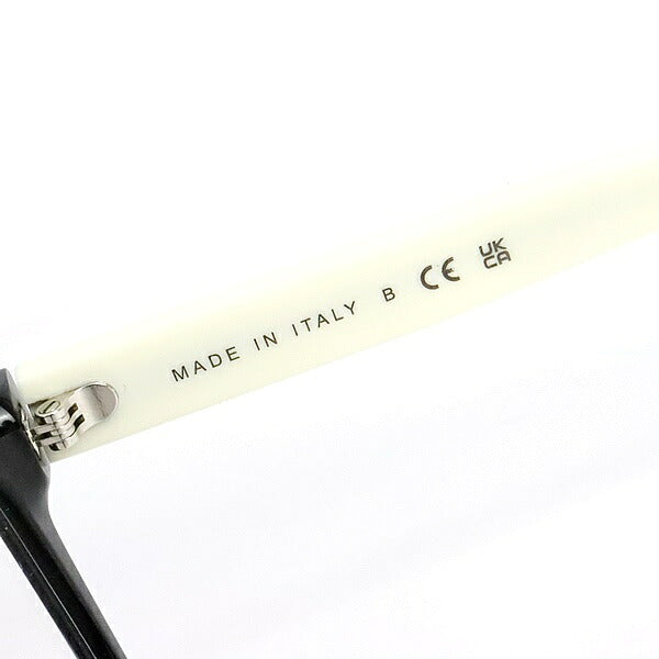 CHANEL Coco Mark Bicolor Sunglasses Black White Size 53