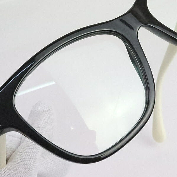 CHANEL Coco Mark Bicolor Sunglasses Black White Size 53