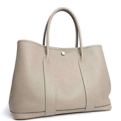 HERMES Garden Party PM Negonda Tote HW Gray Size ONE SIZE