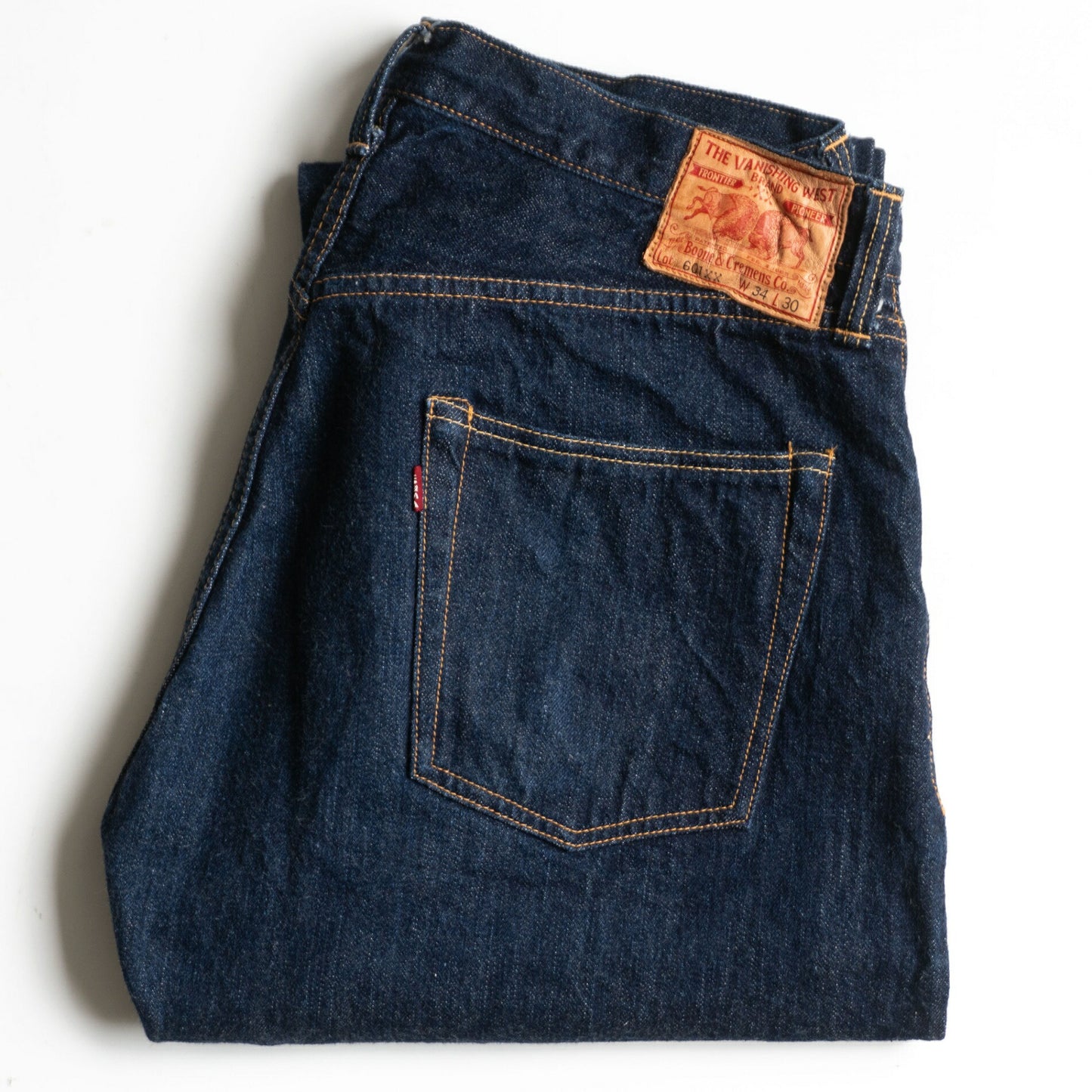 FREEWHEELERS THE VANISHING WEST 601XX 14oz Denim Size 34×30