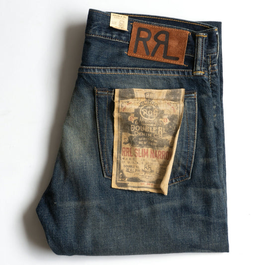 RRL Slim Narrow Vintage Jeans USA Size 30×30