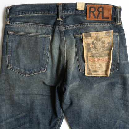 RRL Slim Narrow Vintage Jeans USA Size 30×30