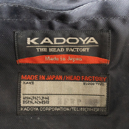 KADOYA HEAD FACTORY Leather waist bag Black