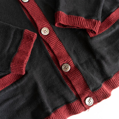COMME des GARCONS HOMME 90s Cotton Wool Knit Cardigan Size M