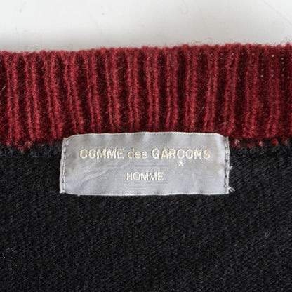 COMME des GARCONS HOMME 90s Cotton Wool Knit Cardigan Size M