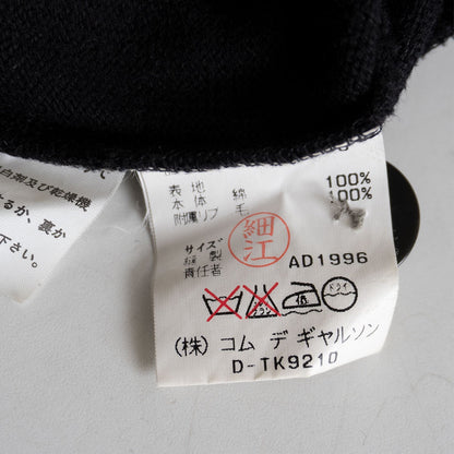 COMME des GARCONS HOMME 90s Cotton Wool Knit Cardigan Size M