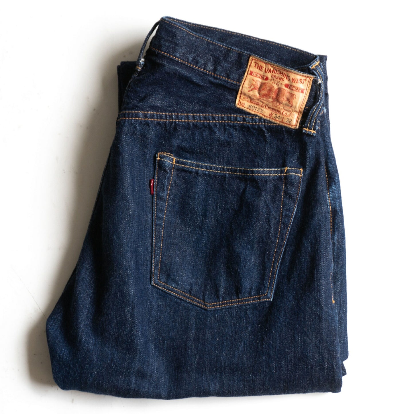 FREEWHEELERS THE VANISHING WEST 601XX 14oz Denim Size 34×32