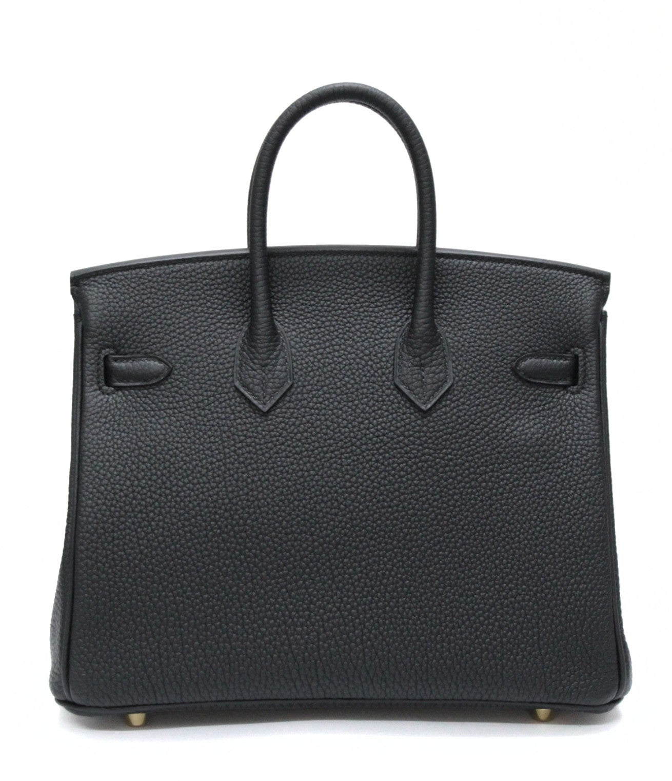 HERMES Birkin 25 Togo Black G HW Handbag Size ONE SIZE