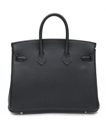HERMES Birkin 25 Togo Black G HW Handbag Size ONE SIZE