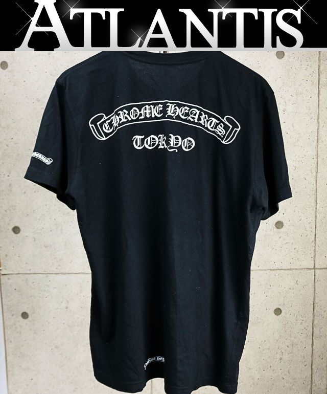 CHROME HEARTS Tokyo Limited Scroll T-Shirt Black Size L