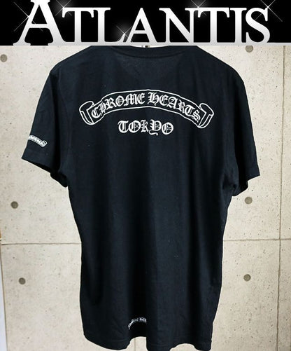 CHROME HEARTS Tokyo Limited Scroll T-Shirt Black Size L