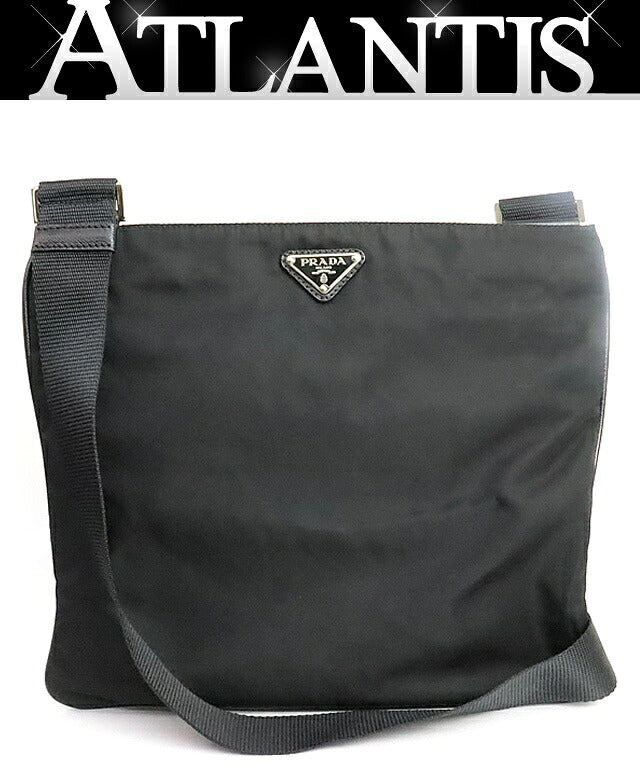 PRADA Triangle Logo Flat Nylon Bag VA0340 Size ONE SIZE