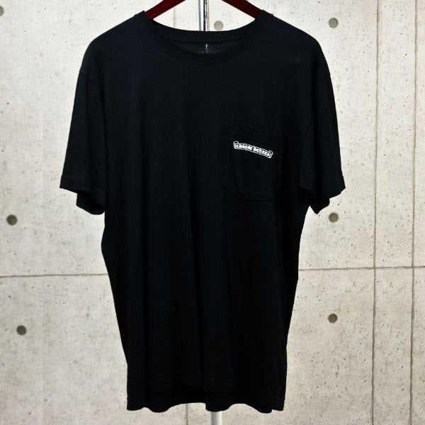 CHROME HEARTS Old English Arch Logo T-Shirt Black Size L