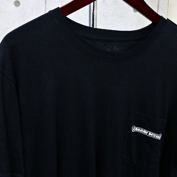 CHROME HEARTS Old English Arch Logo T-Shirt Black Size L