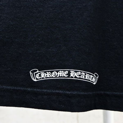 CHROME HEARTS Old English Arch Logo T-Shirt Black Size L