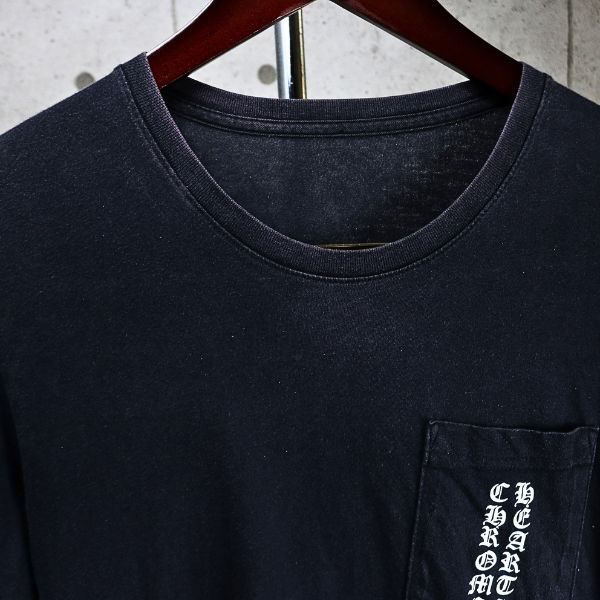 CHROME HEARTS T-Bar Horseshoe Cotton T-Shirt Black Size M
