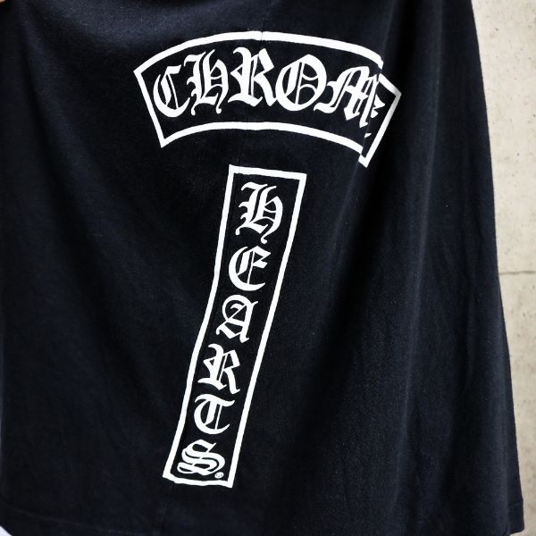 CHROME HEARTS T-Bar Horseshoe Cotton T-Shirt Black Size M