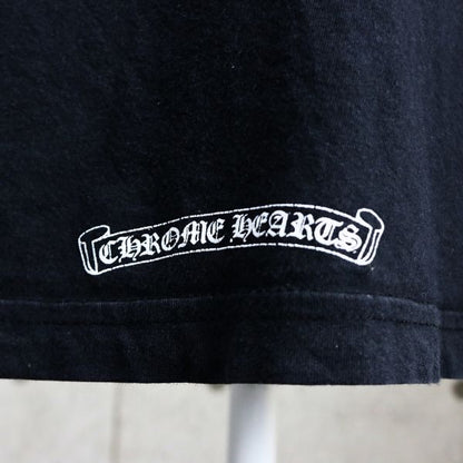 CHROME HEARTS T-Bar Horseshoe Cotton T-Shirt Black Size M